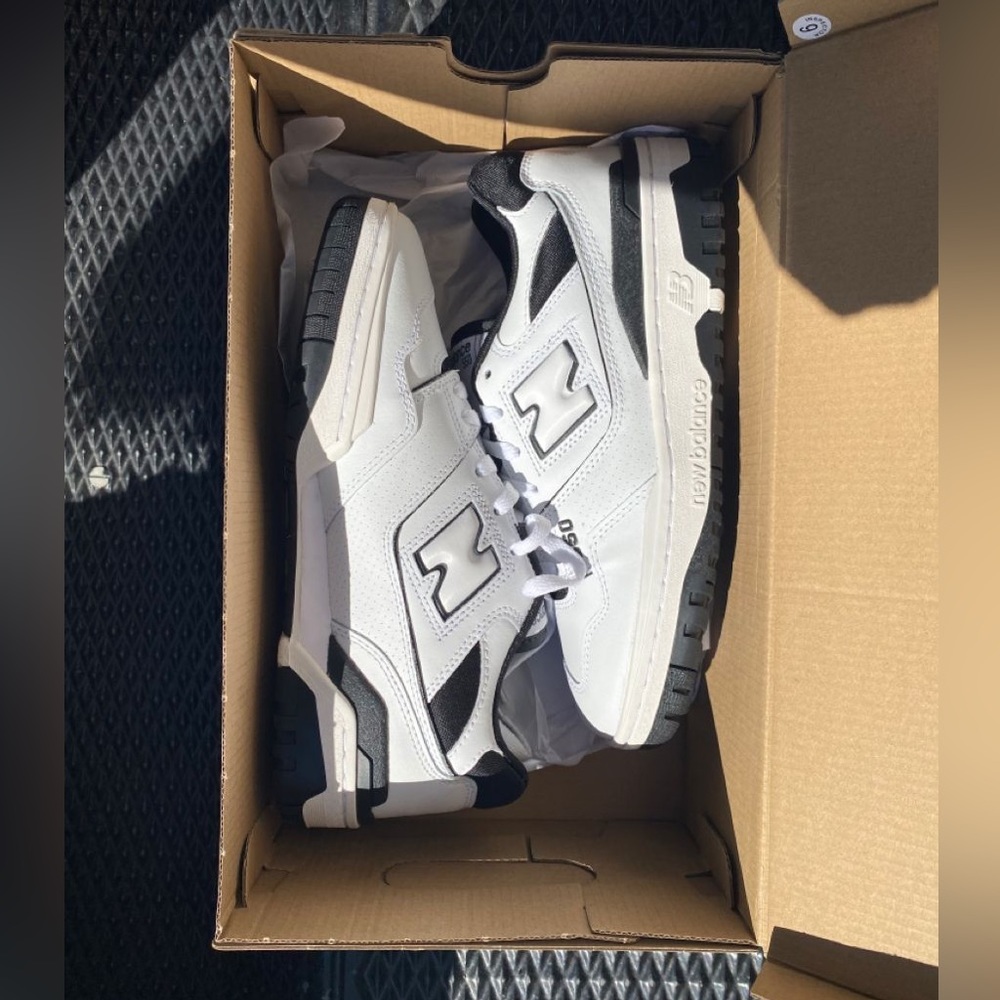 New Balance 550 Oreo Black White Size 9/7.5